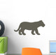 Young Brown Tiger Cub Wall Decal