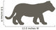 Young Brown Tiger Cub Wall Decal