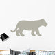 Young Tan Tiger Cub Wall Decal