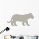 Young Tan Tiger Cub Wall Decal