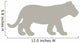 Young Tan Tiger Cub Wall Decal