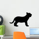 Black Baby Tiger Wall Decal