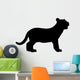 Black Baby Tiger Wall Decal