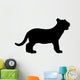 Black Baby Tiger Wall Decal