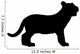 Black Baby Tiger Wall Decal