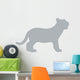 Grey Baby Tiger Wall Decal