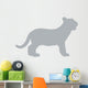 Grey Baby Tiger Wall Decal