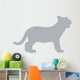 Grey Baby Tiger Wall Decal