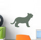 Green Baby Tiger Wall Decal