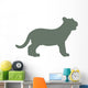 Green Baby Tiger Wall Decal