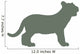 Green Baby Tiger Wall Decal