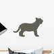 Brown Baby Tiger Wall Decal