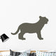 Brown Baby Tiger Wall Decal