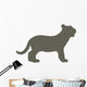 Brown Baby Tiger Wall Decal