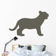 Brown Baby Tiger Wall Decal
