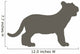 Brown Baby Tiger Wall Decal