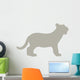 Tan Baby Tiger Wall Decal