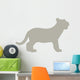 Tan Baby Tiger Wall Decal