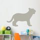 Tan Baby Tiger Wall Decal