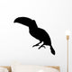 Black Toucan Wall Decal
