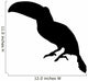 Black Toucan Wall Decal