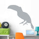 Grey Toucan Wall Decal