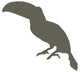 Brown Toucan Wall Decal