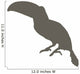 Brown Toucan Wall Decal