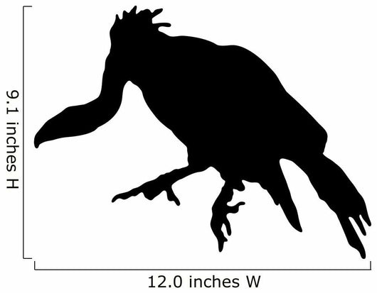 Black Vulture Wall Decal
