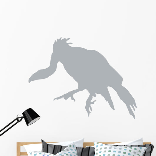 Grey Vulture Wall Decal
