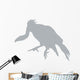 Grey Vulture Wall Decal