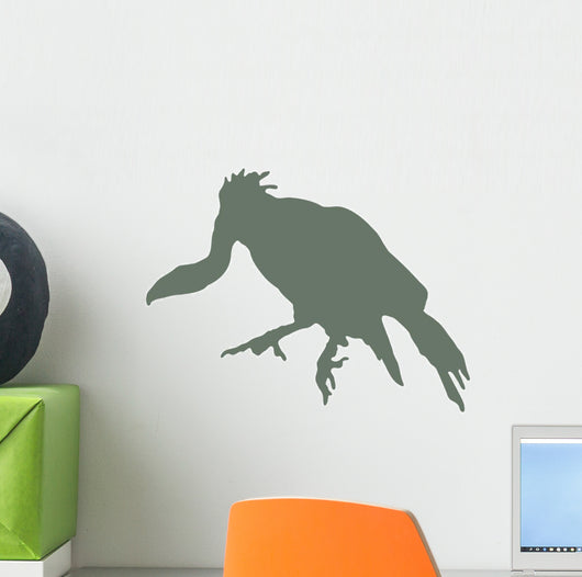 Green Vulture Wall Decal