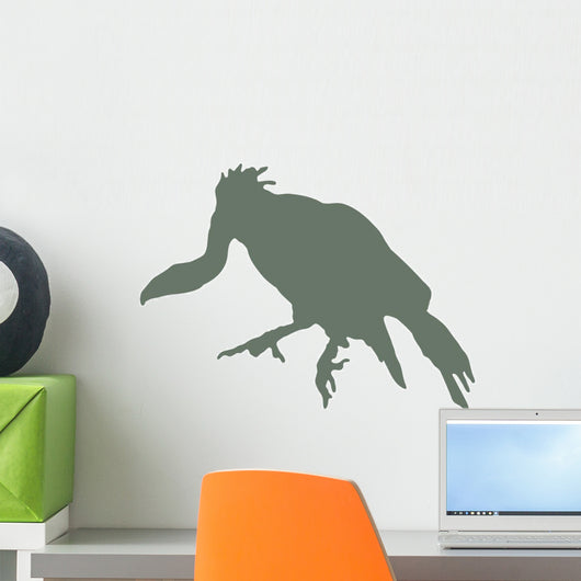 Green Vulture Wall Decal