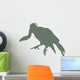 Green Vulture Wall Decal