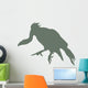 Green Vulture Wall Decal