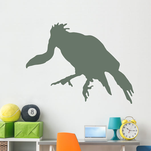 Green Vulture Wall Decal