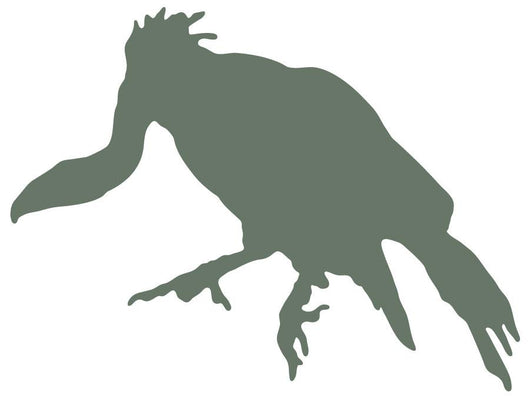 Green Vulture Wall Decal