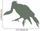 Green Vulture Wall Decal