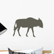 Brown Wildebeest Wall Decal