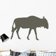 Brown Wildebeest Wall Decal