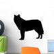 Black Wolf Wall Decal