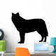 Black Wolf Wall Decal