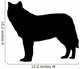 Black Wolf Wall Decal