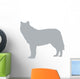 Grey Wolf Wall Decal