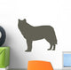 Brown Wolf Wall Decal
