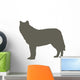 Brown Wolf Wall Decal