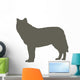 Brown Wolf Wall Decal