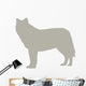 Tan Wolf Wall Decal