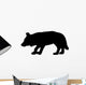 Crouched Hunting Wolf Wall Decal
