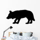 Crouched Hunting Wolf Wall Decal